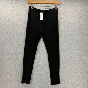 Wish Collection Lounge Legging Womens Size Medium Black Rayon‎ Blend Pants NWT
